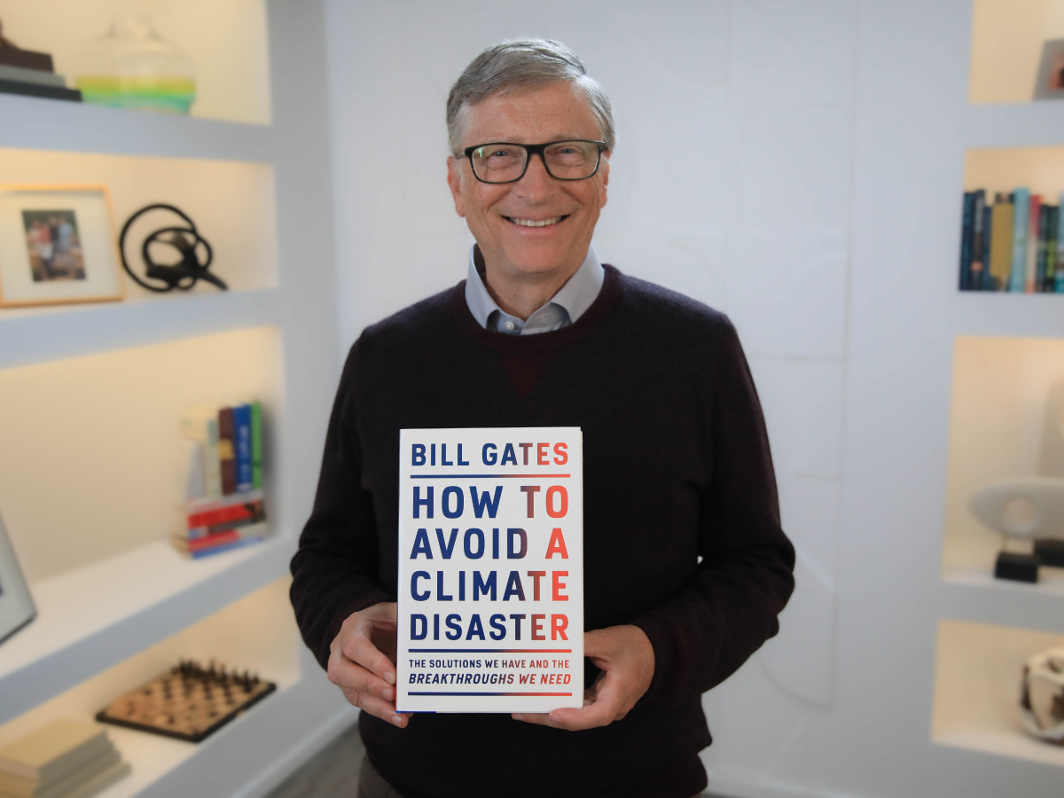比爾蓋茲就氣候變遷問題撰寫新書《如何避免氣候災難》警醒世人。（圖片來源﹕Bill Gates個人臉書）
